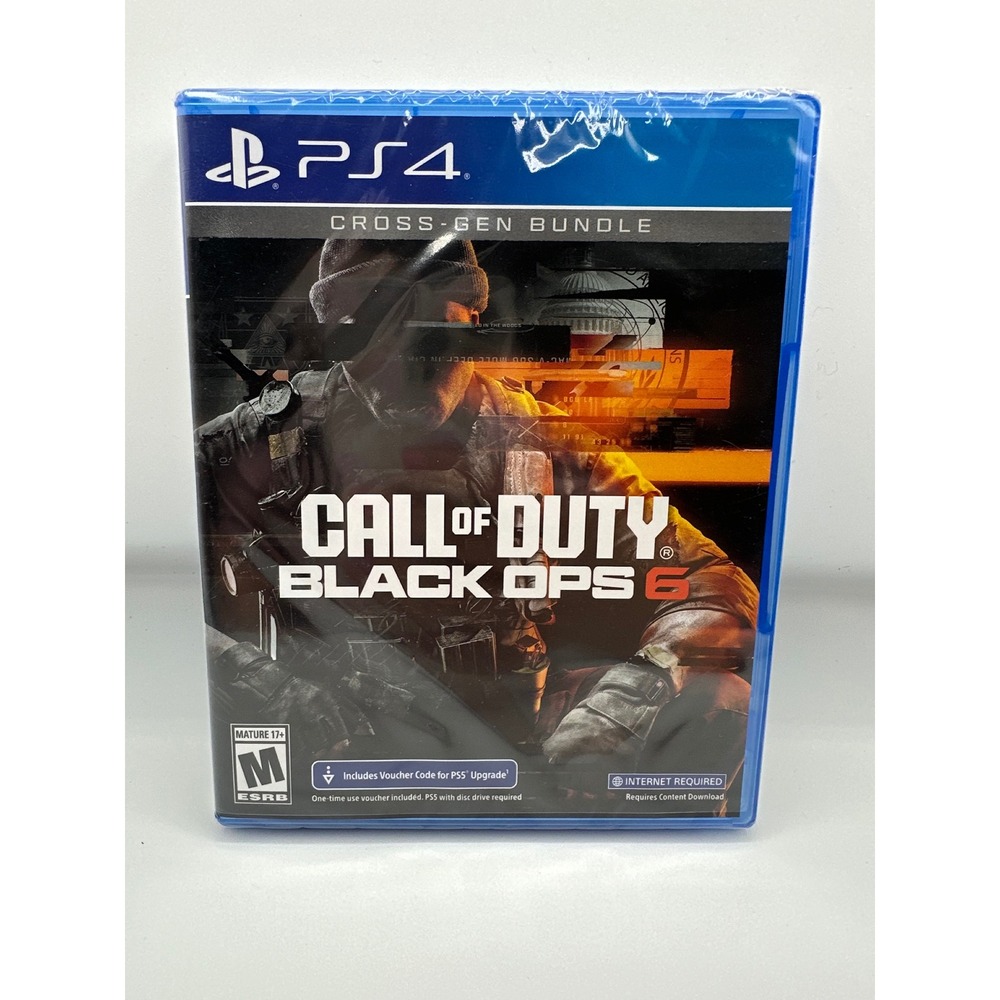 Activision Call of Duty Black Ops 6 PS4 One Size Blue New Cross-Gen Bundle
